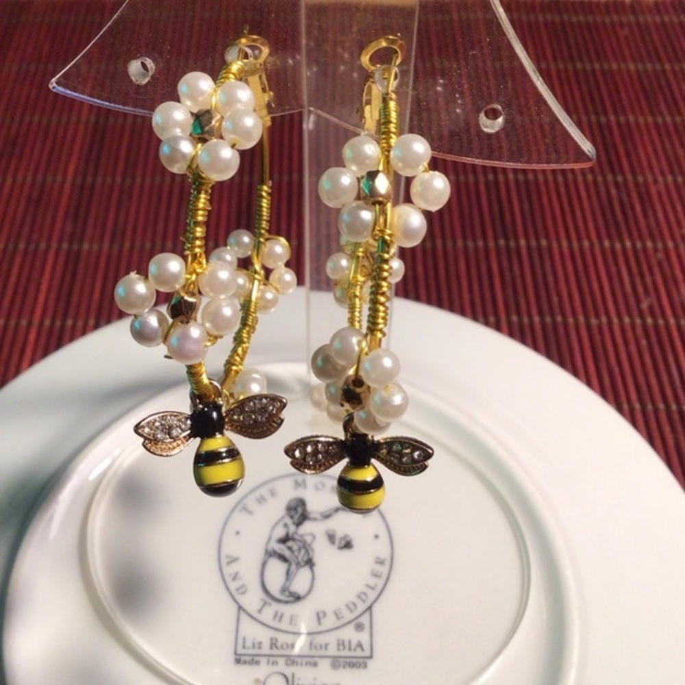 New BEE earrings